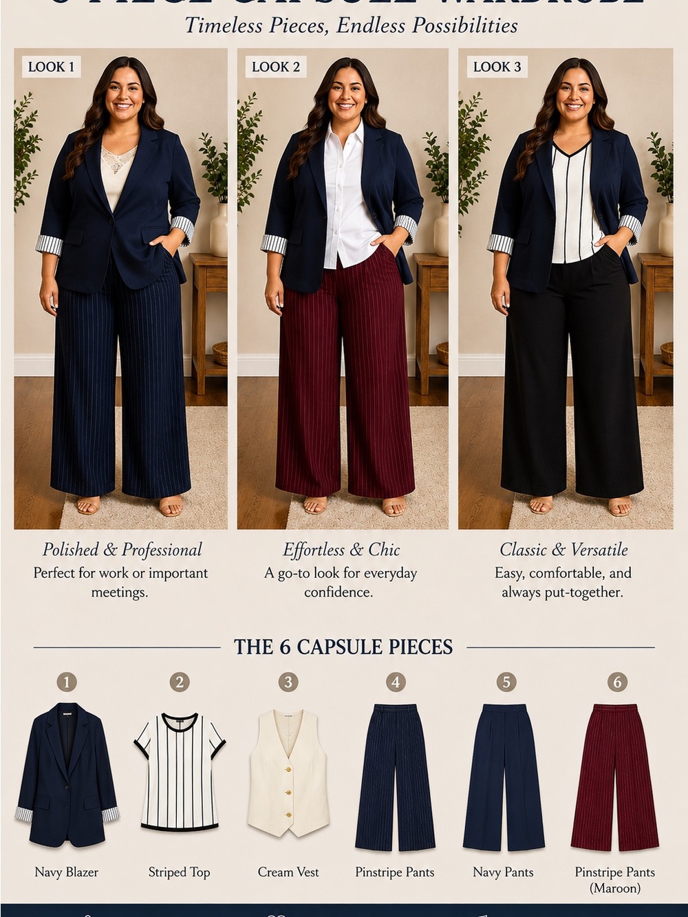 XL xxl Plus-Size capsule collection 6 pieces to wear in so many styles NEW
